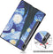 3-Vouw sleepcover hoes - Geschikt voor Samsung Galaxy Tab S7 / Tab S8 - Van Gogh Schilderij
