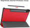 3-Vouw sleepcover hoes - Geschikt voor Samsung Galaxy Tab S7 / Tab S8 - Rood