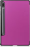 3-Vouw sleepcover hoes - Geschikt voor Samsung Galaxy Tab S7 / Tab S8 - Paars