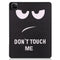 3-Vouw sleepcover hoes - iPad Pro 12.9 inch (2021) - Don't Touch
