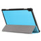 3-Vouw sleepcover hoes - Lenovo Tab P10 - Lichtblauw