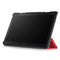 3-Vouw sleepcover hoes - Lenovo Tab P10 - Rood