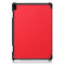 3-Vouw sleepcover hoes - Lenovo Tab P10 - Rood