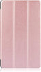 3-Vouw stand flip hoes Geschikt voor Lenovo Tab 4 8 roze/goud