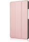 3-Vouw stand flip hoes Geschikt voor Lenovo Tab 4 8 roze/goud