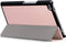 3-Vouw stand flip hoes Geschikt voor Lenovo Tab 4 8 roze/goud