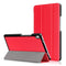 3-Vouw stand flip hoes Lenovo Tab 4 8 Plus rood