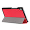 3-Vouw stand flip hoes Lenovo Tab 4 8 Plus rood