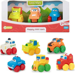 3 zachte mini autos cartoon 71007Z.