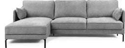 3 zits bank CL links, stof Heaven, H311 grijs