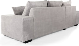 3 zits bank CL links, stof RIB, RIB311 grijs
