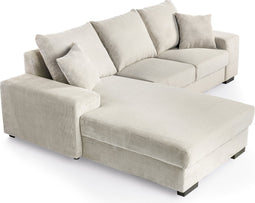 3 zits bank CL links, stof RIB, RIB920 naturel