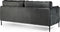 3 zits bank CL rechts, stof Fashion Velvet, F411 donkergrijs