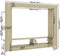vidaXL - Tv-meubel - 152x22x113 - cm - bewerkt - hout - sonoma - eikenkleurig