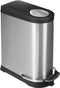 EKO - Viva pedaalemmer 40 liter - Stainless steel Plastic - mat RVS - Prullenbak