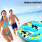 SereneLife Opblaasbare Sleeptube - Twee-Persoons Waterboot Float-Watersport Opblaasbare Trekboten/Tubes- Dubbele Zitplaatsen- PVC Blaas- Schuimkussen- Handgrepen