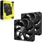 Corsair iCUE Link RX140 - PWM-fans - 1.700 RPM en Zero RPM-modus - Zwart (2 stuks)