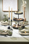 Mica Decorations Etagere 3-Laags - H44 x Ø30 cm - Zwart