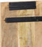 vidaXL - Hoofdbord - 160 - cm - massief - ruw - mangohout