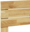 vidaXL - Hoofdbord - 180 - cm - massief - hout - eiken