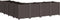 vidaXL - Plantenbak - 160x160x53 - cm - polypropeen - bruin