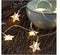 EDM ster licht - kerstsfeer - warm licht - 10 LED sterren - 1 m - 71318