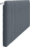 vidaXL - Hoofdbordkussen - 200 - cm - fluweel - donkergrijs