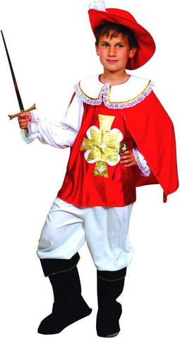 Musketierskostuum voor jongens - Verkleedkleding - 134-146