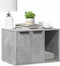 vidaXL - Kattenbakkast - 60x40x40 - cm - bewerkt - hout - betongrijs