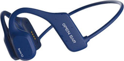 Soundvibe® Bone Conduction Hoofdtelefoon Blauw - Sporthoofdtelefoon - Sport oortjes - Draadloze
