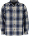 Superdry Wool Miller Overhemd - Roderick Check - Dark Blue - Maat M