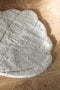 Thats mine vloerkleed schelp licht grijs - Small - 66 x 75 cm - 100% Bio katoen