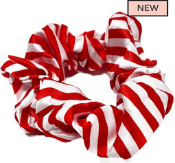 SMUG Scrunchie - Haarwokkel in Satijn - Haarelastiek - Haaraccessoires - Candy Cane Print