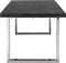 Richmond Interiors Eettafel Blackbone silver 220 (Black rustic)