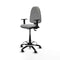 Piqueras y Crespo B1D01RP - Bureaustoel - Hoogteverstelbaar met armleuning - Lichtgrijs