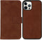 iMoshion Hoesje Geschikt voor iPhone 12 Pro / 12 Hoesje Met Pasjeshouder - iMoshion Uitneembare 2-in-1 Luxe Bookcase - Bruin