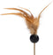 Designed by Lotte Winni - Kattenspeelgoed - Hout - Wiebelend effect - Bruin - 22x22x30 cm