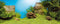 Juwel Poster 2 in 1 - Aquariumachterwand - 60 x 30 cm