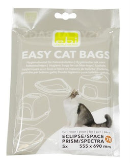 Ebi Easy-Cat - Kattenbakzak - Jumbo U-Vorm - 5 st - 55,5 x 69 cm