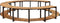 vidaXL Spa-ombouw 273x53 cm massief acaciahout