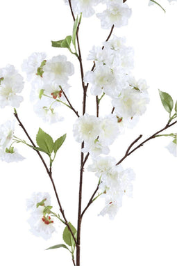 PTMD Blossom Bloem Kersenbloesem Kunsttak - 86 x 28 x 48 cm - Wit