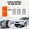 Manganese Alloy Steel Snow Chains, Non-Slip Tire Chains, Safer Driving, Emergency Accessories for Ca