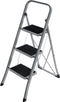 SONGMICS - Opvouwbare trapladder 3 treden - Stevig staal met veiligheidsslot