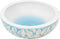 vidaXL - Opzetwasbak - rond - Φ41x14 - cm - keramiek - wit - en - blauw