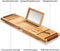 RelaxTub® Badplank - Badrek - Uitschuifbaar 74-100 cm - Bamboe - Bruin