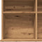 vidaXL - Cd-kast - 100x23x89,5 - cm - bewerkt - hout - artisanaal - eikenkleurig