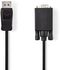 Nedis CCGP37301BK10 - DisplayPort naar VGA kabel - 100cm - Zwart