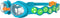 Speedo Infant Spot Goggle Unisex Zwembril - Blauw/Groen