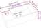 vidaXL - Wasbak - 48x25x15 - cm - keramiek - wit