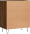 vidaXL - Dressoir - 57x35x70 - cm - bewerkt - hout - bruin - eikenkleur